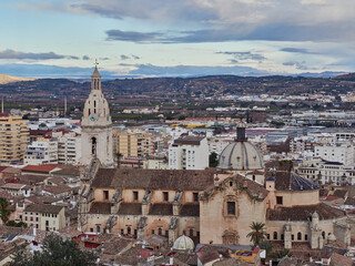 Fototapeta premium Views of the city of Xativa, Valencia, Spain