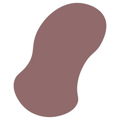 pastel abstract blob hand drawn vector element