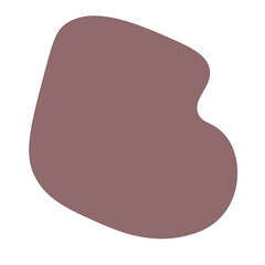 pastel abstract blob hand drawn vector element