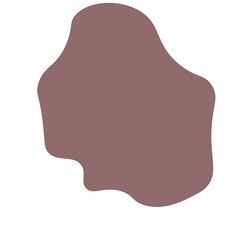 pastel abstract blob hand drawn vector element