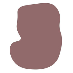 pastel abstract blob hand drawn vector element