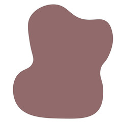 pastel abstract blob hand drawn vector element