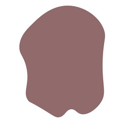 pastel abstract blob hand drawn vector element