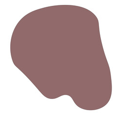 pastel abstract blob hand drawn vector element