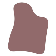 pastel abstract blob hand drawn vector element