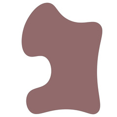 pastel abstract blob hand drawn vector element