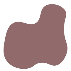 pastel abstract blob hand drawn vector element