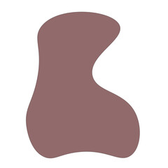 pastel abstract blob hand drawn vector element