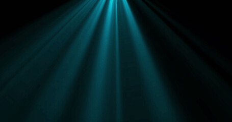 Fototapeta premium Image of light rays over black background