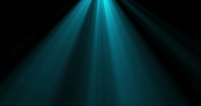 Image of light rays over black background