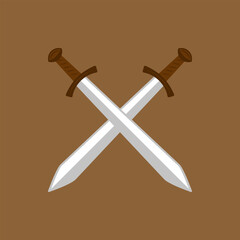 set of swords vector