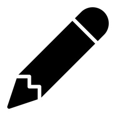 pencil glyph icon