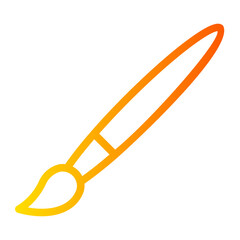 paint brush gradient icon