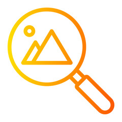 search gradient icon