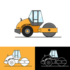 road roller, vibrator roller, compactor asphalt construction