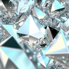Fototapeta premium shiny abstract diamond background created by generative ai