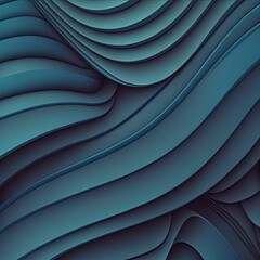 abstract wavy background 3d illustration created by generative ai