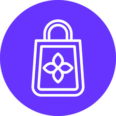 Shopping Bag Icon Style