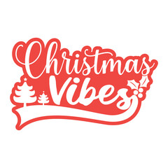 Christmas Vibes SVG is a Christmas svg created with a retro font, featuring stars. Suitable for any Holiday projects you might have in mind.