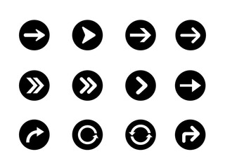 Arrows set vector collection. Arrow icon. Arrow. Cursor simple arrows. on a white background vector illustration