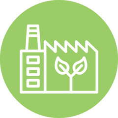 Eco Factory Icon Style