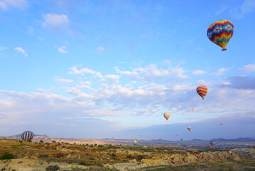 トルコのカッパドキアの気球