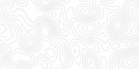 Topographic map. Geographic mountain relief. Abstract lines background. Contour maps. Vector illustration, Topo contour map on white background, Topographic contour lines vector map seamless pattern.