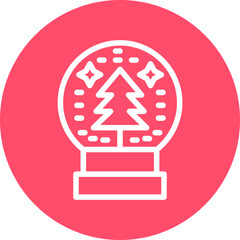 Snow Globe Icon Style