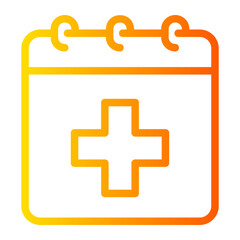 Fototapeta premium world healthy day gradient icon