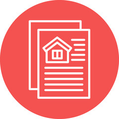 House Documents Icon Style