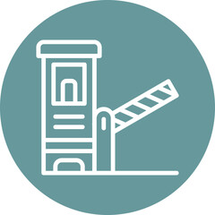 Toll Road Icon Style