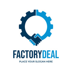 Factory Deal Logo Vector