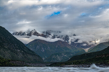 lake in the mountains