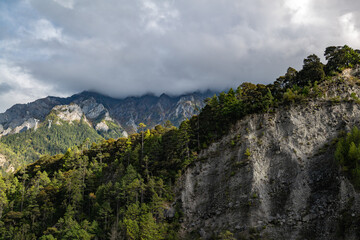 landscape with clouds