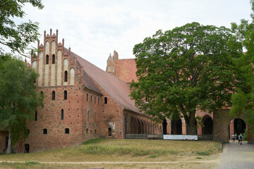 Fototapeta na wymiar Das gotische Kloster Chorin in Brandenburg