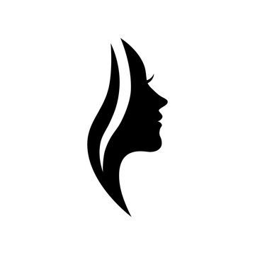 women silhouette vector logo