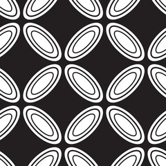 Abstract seamless geometric pattern of ellipses
