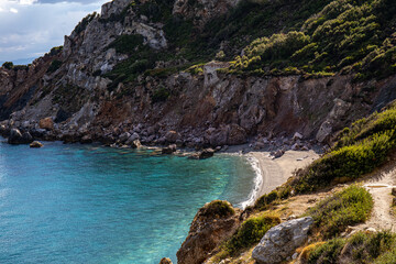 Fototapeta na wymiar Beautiful sites of Skiathos island, Greece
