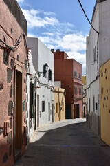 Scenic view of alley in Agüimes de Gran Canaria
