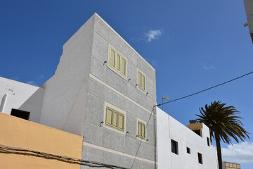 Scenic view of alley in Agüimes de Gran Canaria