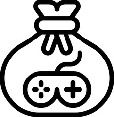 Money bag Vector Icon Design Illustration