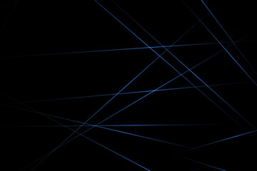 Abstract black with blue lines, triangles background modern design. Vector illustration EPS 10.