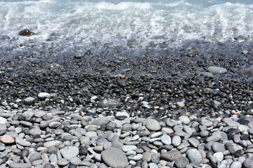 Pebble beach in Las Palmas de Gran Canaria