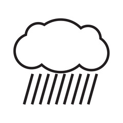 heavy rain weather icon