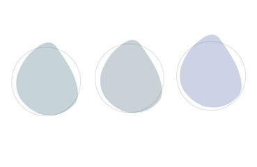 Round Shape, Round Abstract Vector Set, Round Oblong Shape Set, Trendy Circle, Modern Banner, Abstract, Blob, Geometric Vector Graphic Circle Elements Illustration Background for Sale Signs,