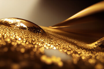 Obraz premium luxury gold background. ai generated.