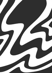 Abstract background with cute wavy line pattern. Seamless wavy lines pattern
