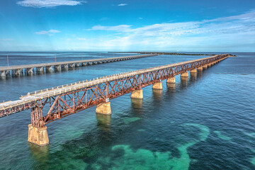 Florida Keys Old Bridge