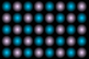 Abstract background made of shiny blurred balls