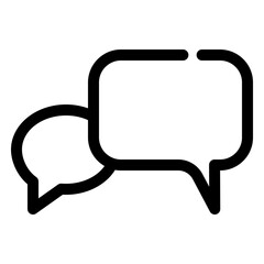 Naklejka premium chat